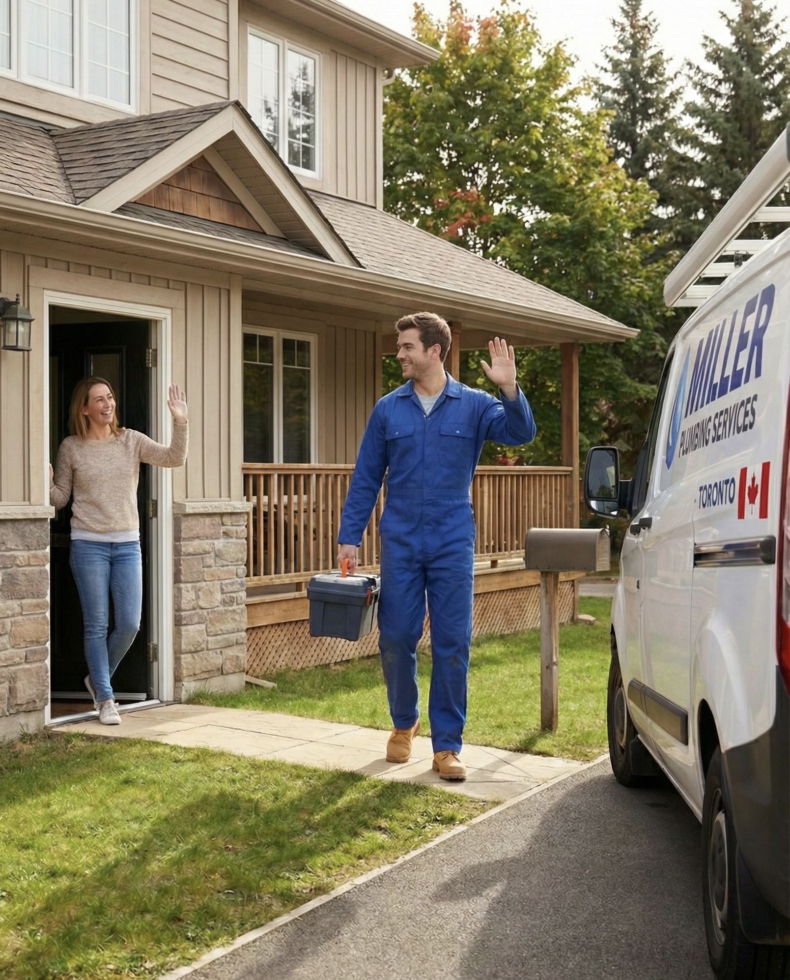 Happy Customer after Service