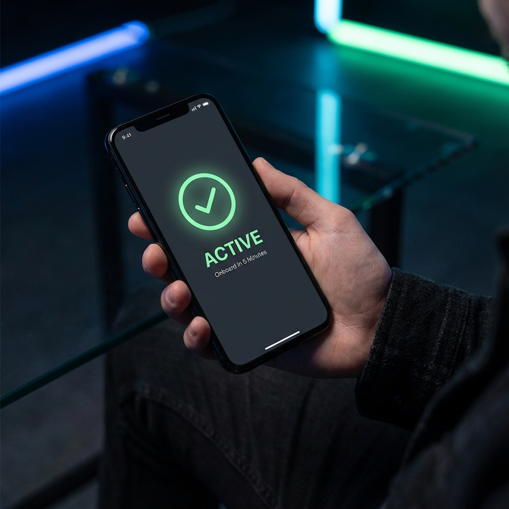 Relaxed Plumber Onboarding Instantly